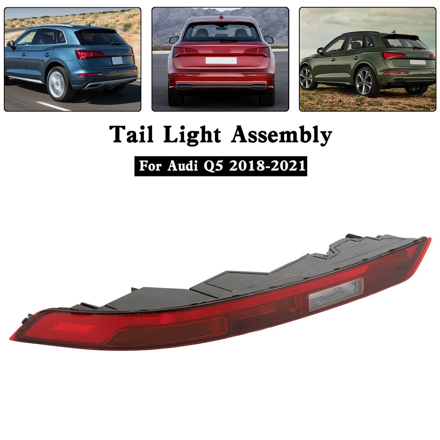 Audi Q5 2018-2021 Luce paraurti freno posteriore lato sinistro inferiore 80A945069