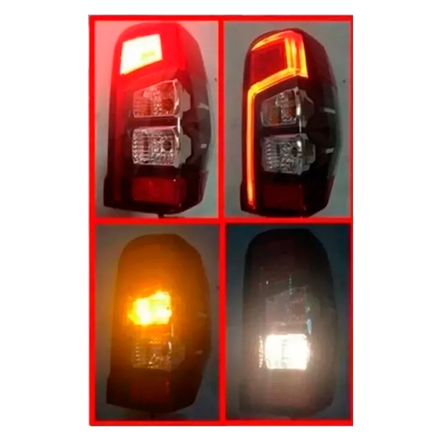 2019-2023 per Mitsubishi Triton L200 Coppia fanale posteriore stop freno