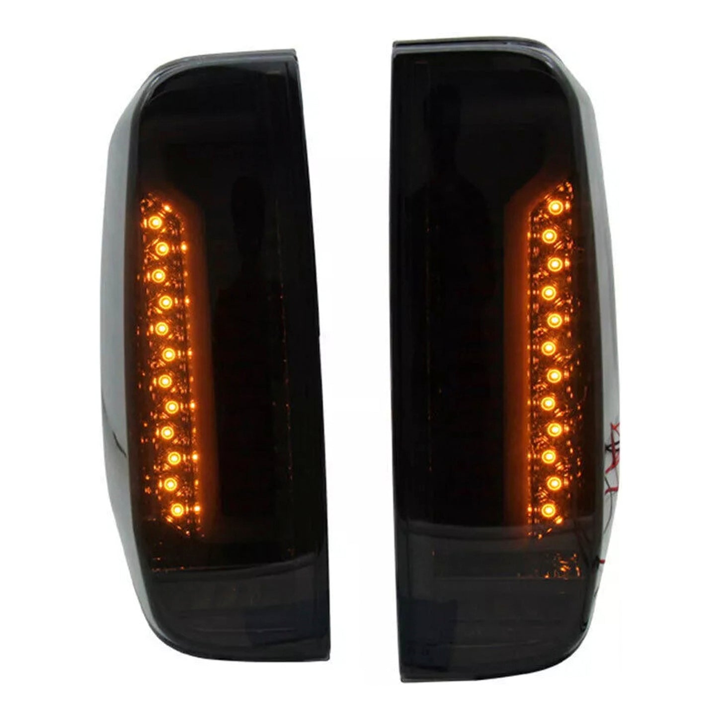 Fanale posteriore a LED per Nissan Navara D40 Frontier 2005-2012, coppia, colore: fumo