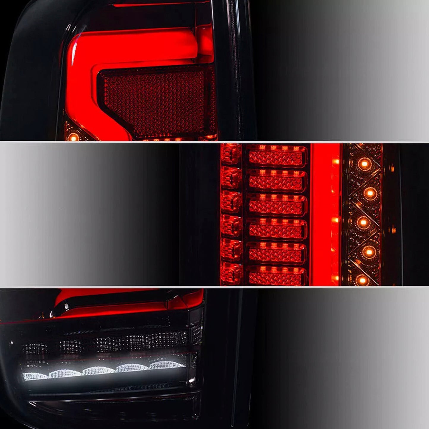 Fanale posteriore a LED per Nissan Navara D40 Frontier 2005-2012, coppia, colore: fumo