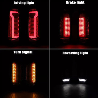 Fanale posteriore a LED per Nissan Navara D40 Frontier 2005-2012, coppia, colore: fumo