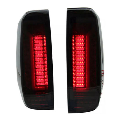 Fanale posteriore a LED per Nissan Navara D40 Frontier 2005-2012, coppia, colore: fumo