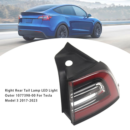 Fanale posteriore destro a LED esterno per Tesla Model Y 2020-2023 Tesla Model 3 1077398-00