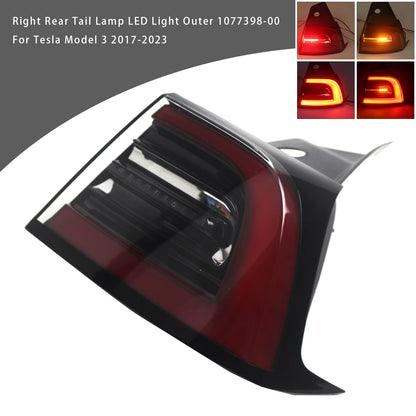 Fanale posteriore destro a LED esterno per Tesla Model 3 2017-2023 1077398-00
