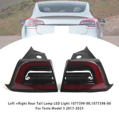 Fanale posteriore a LED Tesla Model 3 L+R 2017-2023 1077399-00,1077398-00
