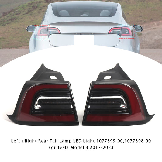 Fanale posteriore a LED Tesla Model 3 L+R 2017-2023 1077399-00,1077398-00