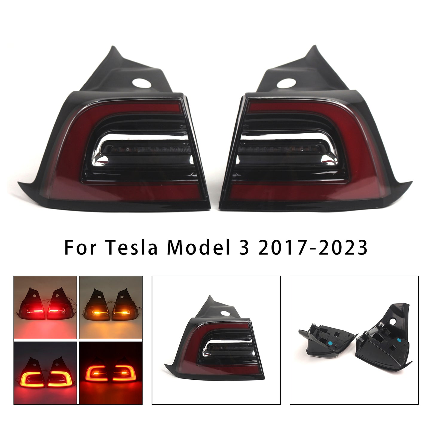 Fanale posteriore a LED sinistro e destro Tesla Model Y 2020-2023 1077399-00,1077398-00