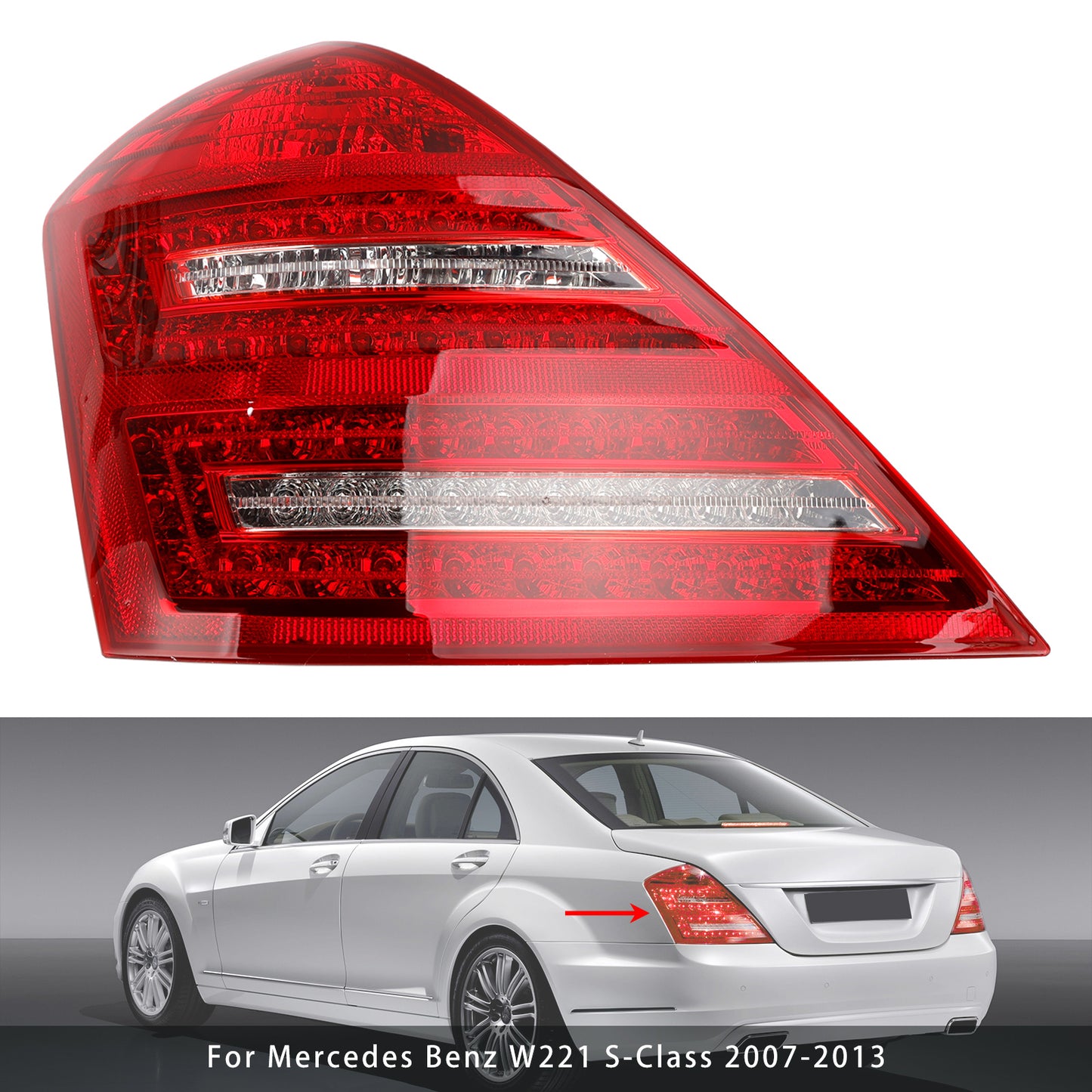 Fanale posteriore a LED sinistro Mercedes Benz W221 Classe S 2007-2013 2218201364