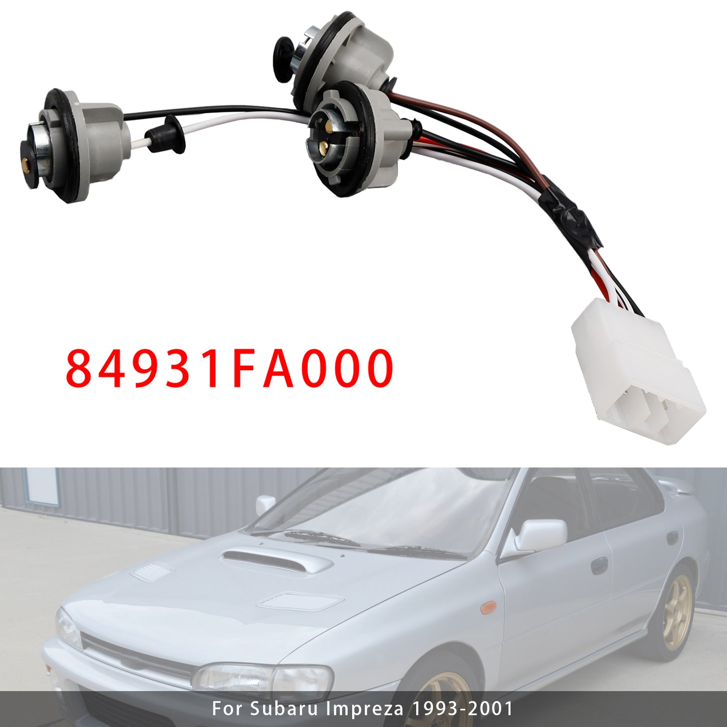 Presa per cablaggio lampadina fanale posteriore Subaru Impreza 1993-2001 84931FA000