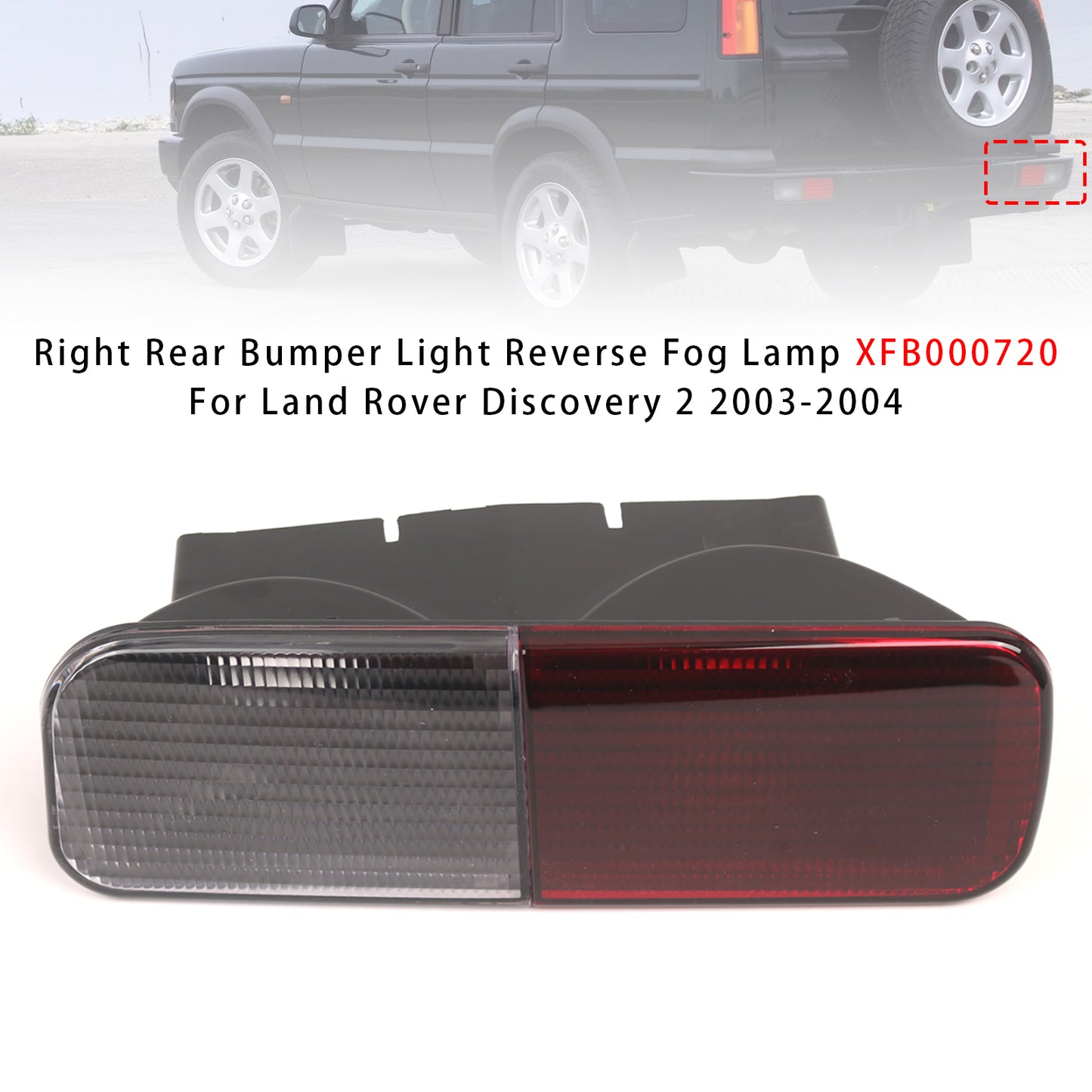 Luce paraurti posteriore destra Land Rover Discovery 2 2003-2004, luce fendinebbia di retromarcia