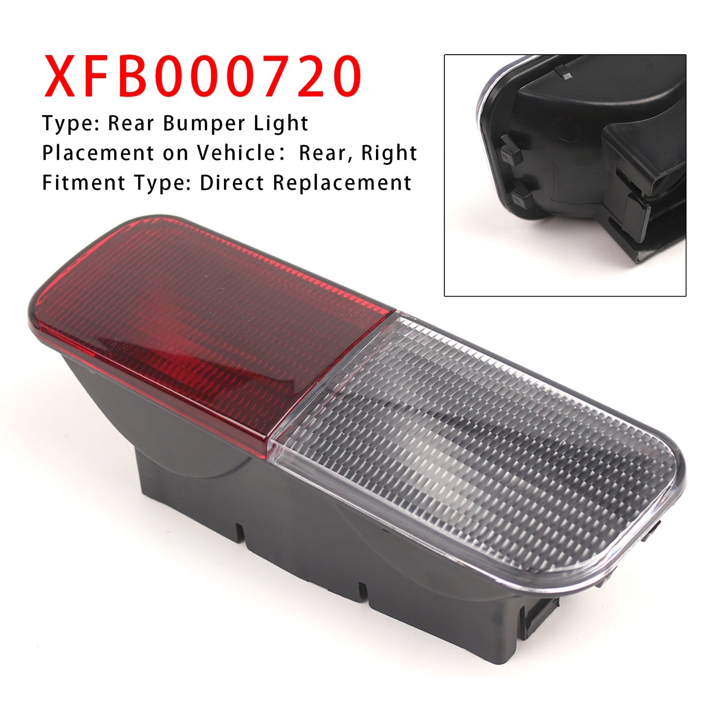 Luce paraurti posteriore destra Land Rover Discovery 2 2003-2004, luce fendinebbia di retromarcia