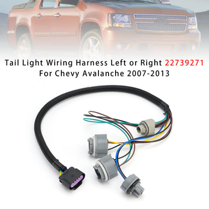 Cablaggio fanale posteriore sinistro o destro 22739271 per Chevy Avalanche 2007-2013