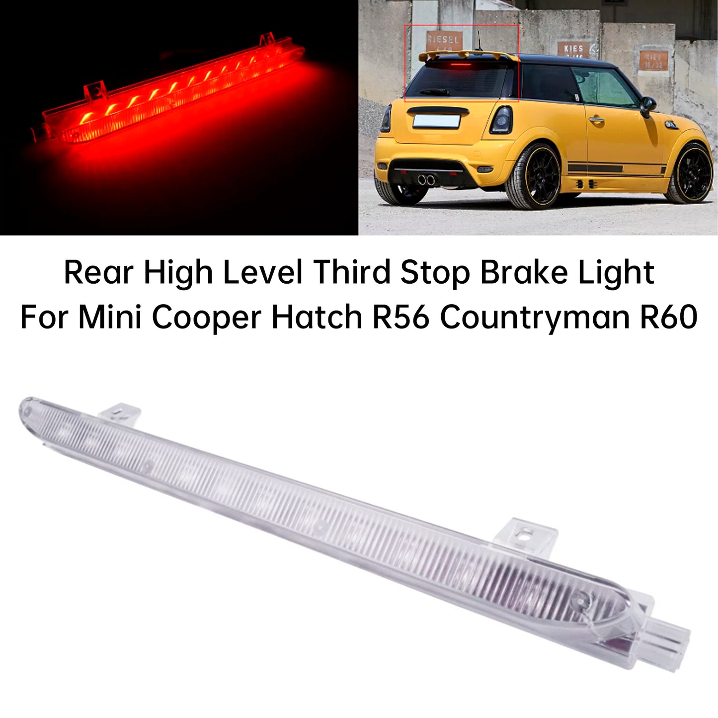 Luce di stop posteriore alta per Mini Cooper Hatch R56 Countryman R60