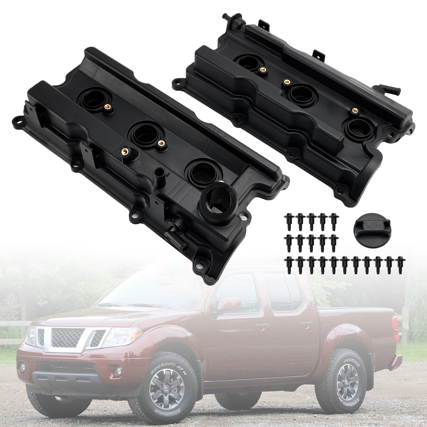 2005-2015 NISSAN XTERRA 4.0L 3954CC V6 DOHC Coperchio valvola con guarnizione tappo bullone 13264 EA200