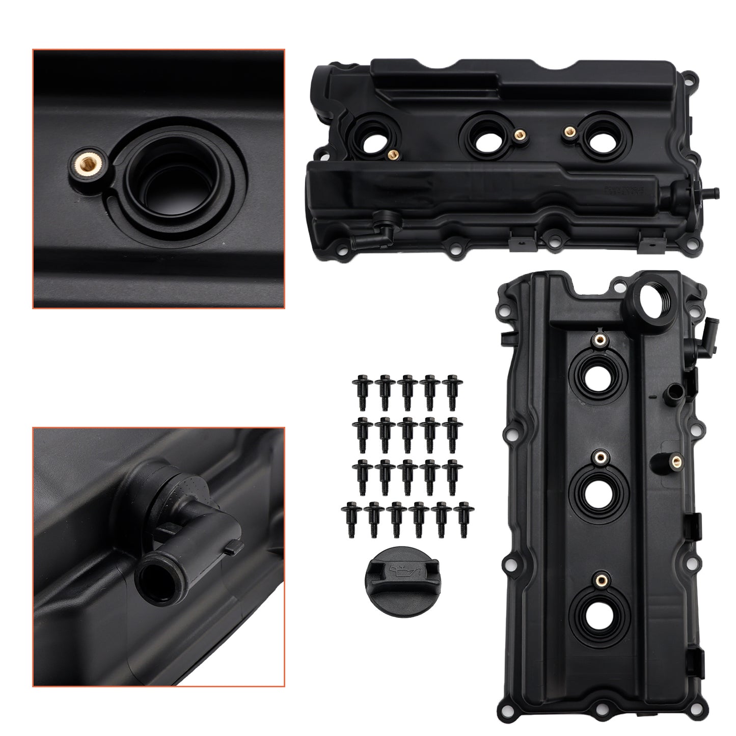 2005-2015 NISSAN XTERRA 4.0L 3954CC V6 DOHC Coperchio valvola con guarnizione tappo bullone 13264 EA200