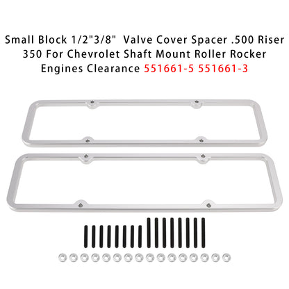 Distanziale coperchio valvole Small Block 1/2""3/8"" 500 Riser 350 per rullo di montaggio albero