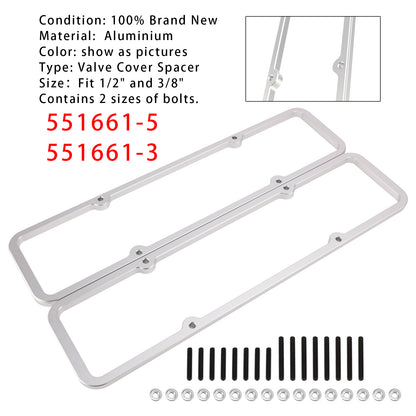 Distanziale coperchio valvole Small Block 1/2""3/8"" 500 Riser 350 per rullo di montaggio albero