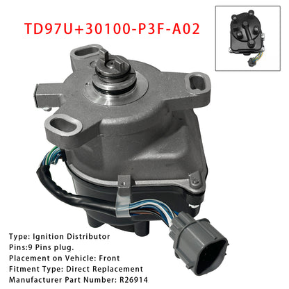 TD97U 30100-P3F-A02 Distributore di accensione per Honda CRV 1997-1998 EX LX 2.0L L4