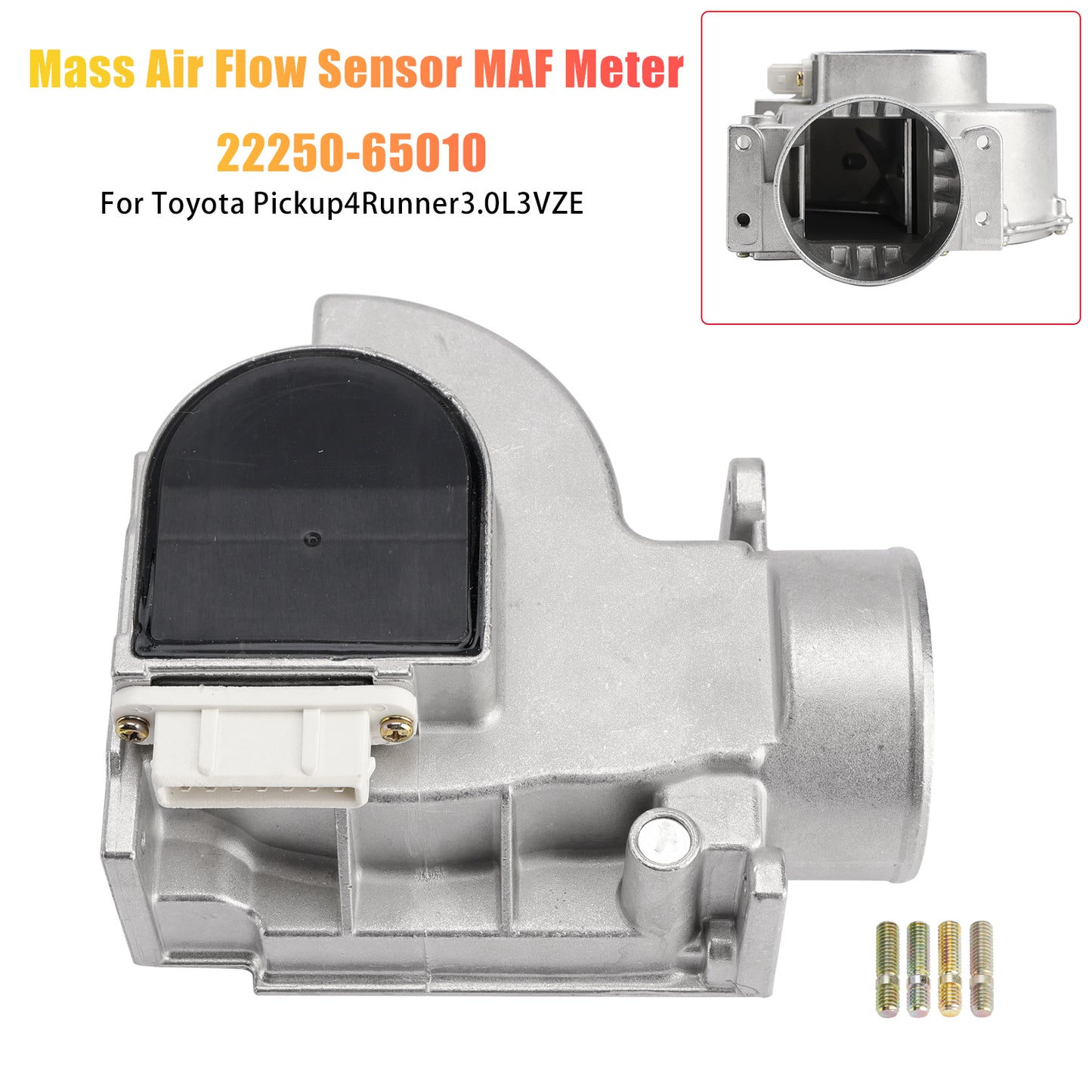 Sensore di portata aria di massa MAF per Toyota Trucks 4Runner 3.0L 1988-1995 22250-65010