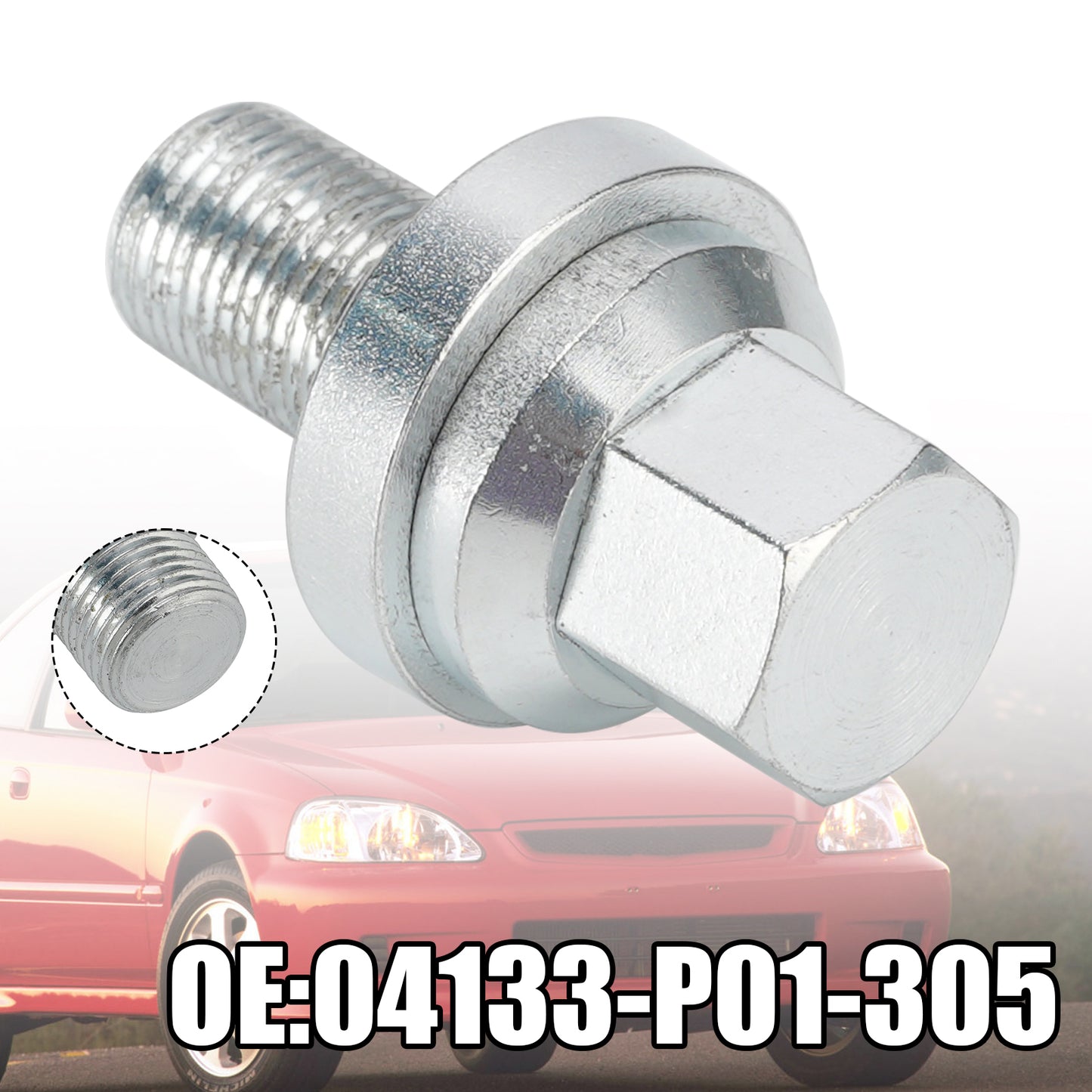 1988-1991 Honda CRX 04133-P01-305 Bullone puleggia manovella D16Z6 D16 D15 D16Y8 D Series