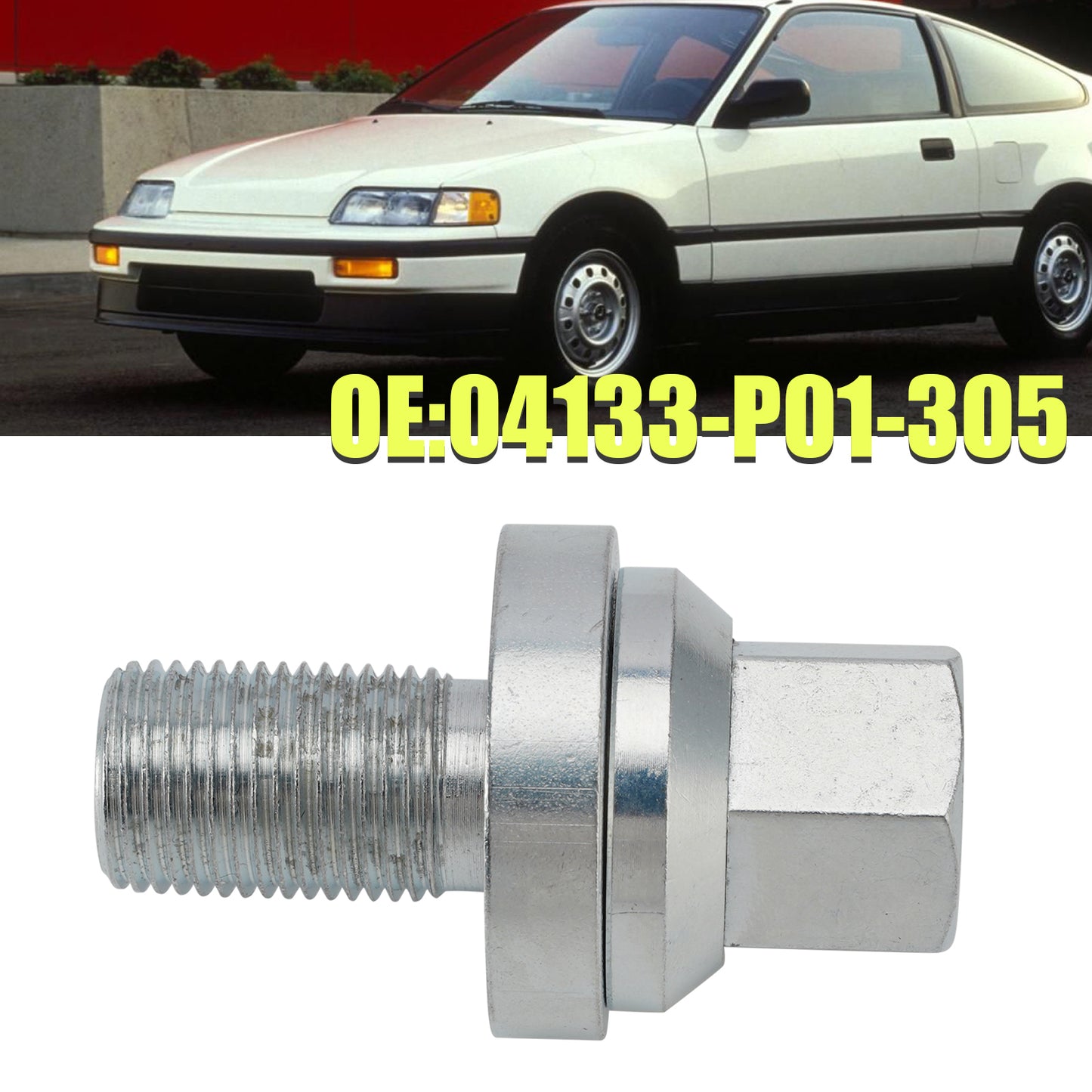 1988-1991 Honda CRX 04133-P01-305 Bullone puleggia manovella D16Z6 D16 D15 D16Y8 D Series