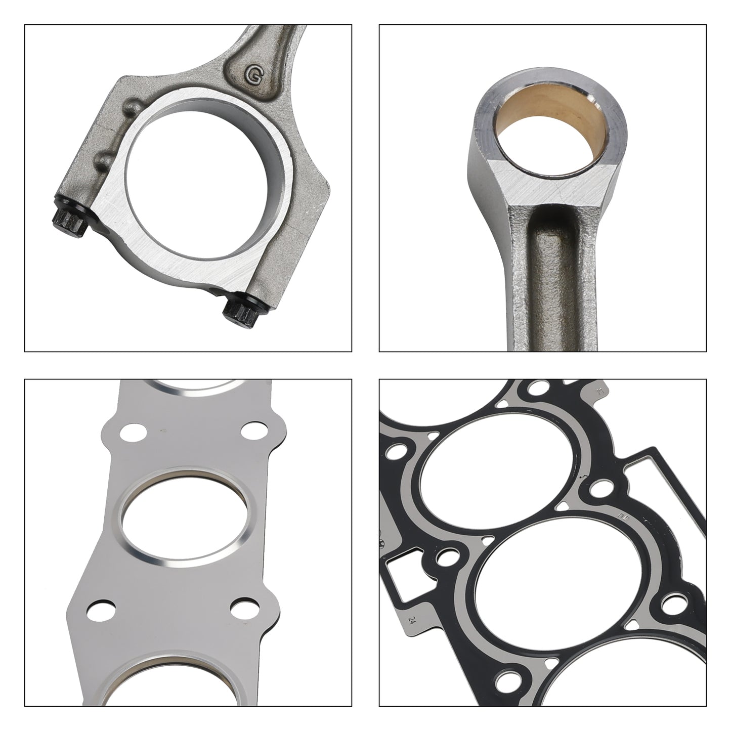 Kit di ricostruzione revisione motore Kia 2.4L G4KJ con albero motore, aste e kit di distribuzione