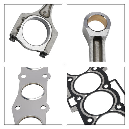 Kit di ricostruzione revisione motore Kia 2.4L G4KJ con albero motore, aste e kit di distribuzione