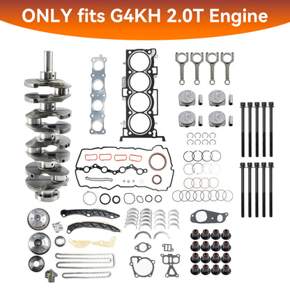 Kit di ricostruzione motore Hyundai Tucson/ix35 (LM) G4KH 2.0T 2013–2015 con kit di fasatura aste albero motore