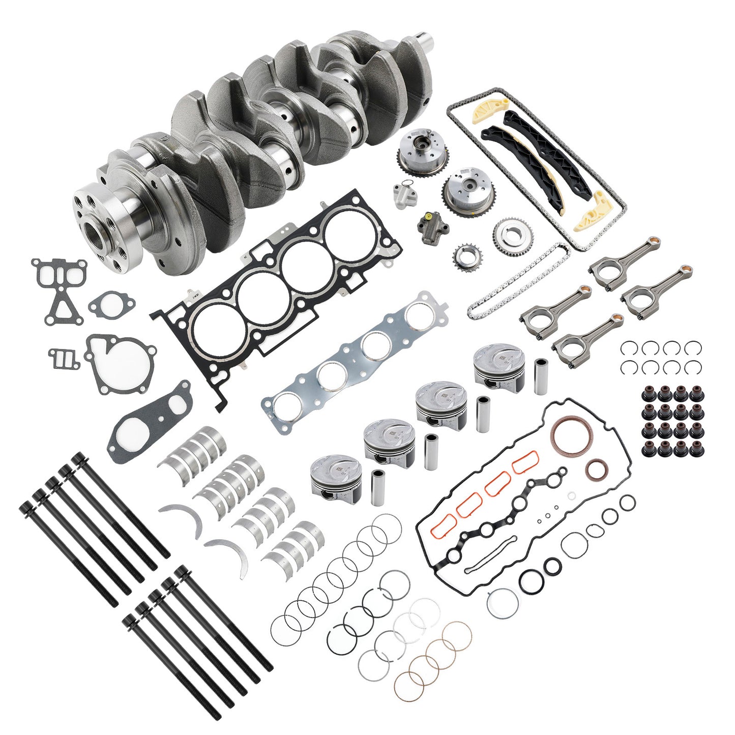 Kit di ricostruzione motore Hyundai Tucson/ix35 (LM) G4KH 2.0T 2013–2015 con kit di fasatura aste albero motore