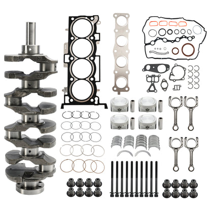 Kit di revisione e ricostruzione del motore Hyundai Grandeur (TG) G4KE 2.4L 2008–2011 e albero motore e bielle 23510-25220
