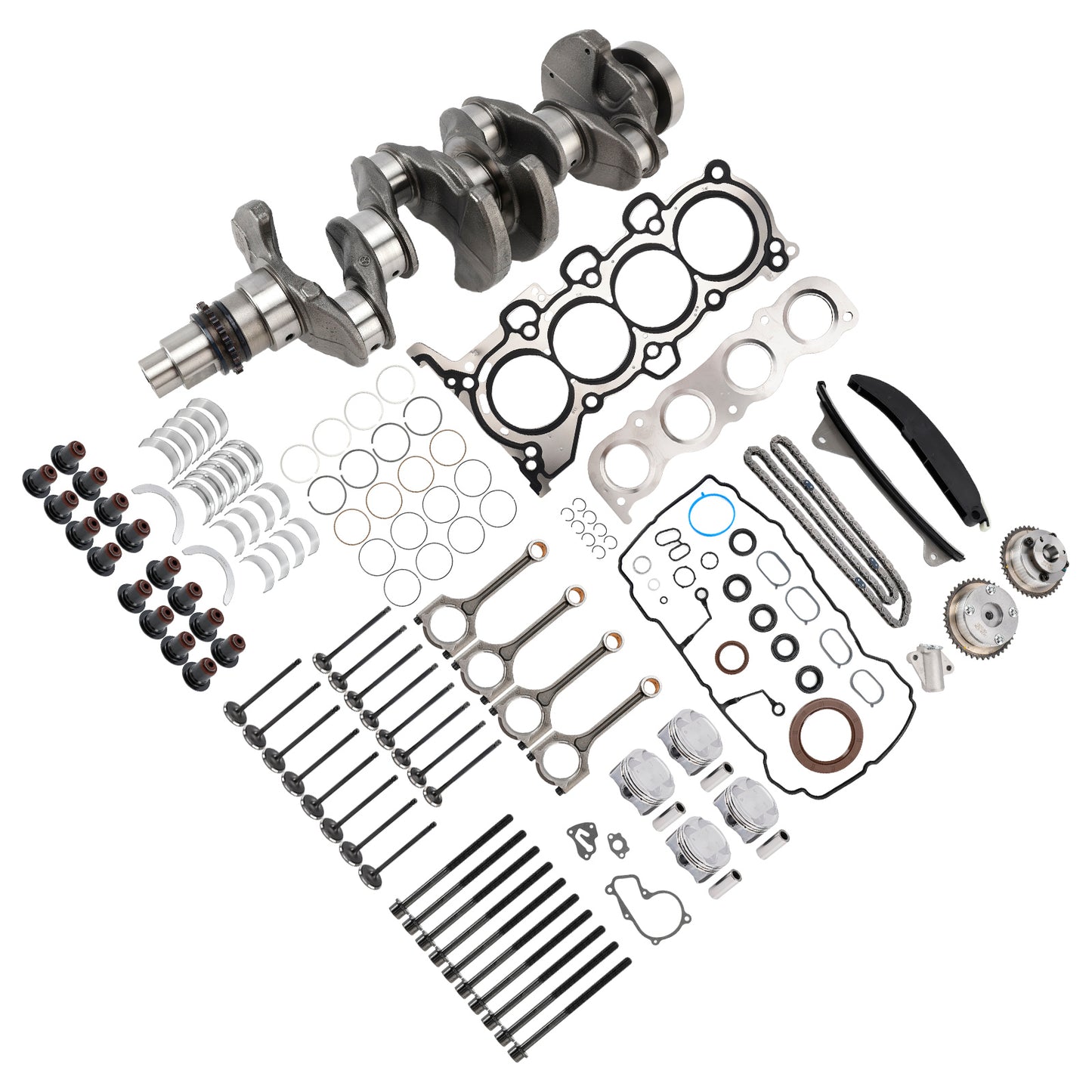 Kit di revisione e ricostruzione del motore Hyundai Elantra Mistra Kia Forte G4NB 1.8L 622V62EH00 24350-2E001