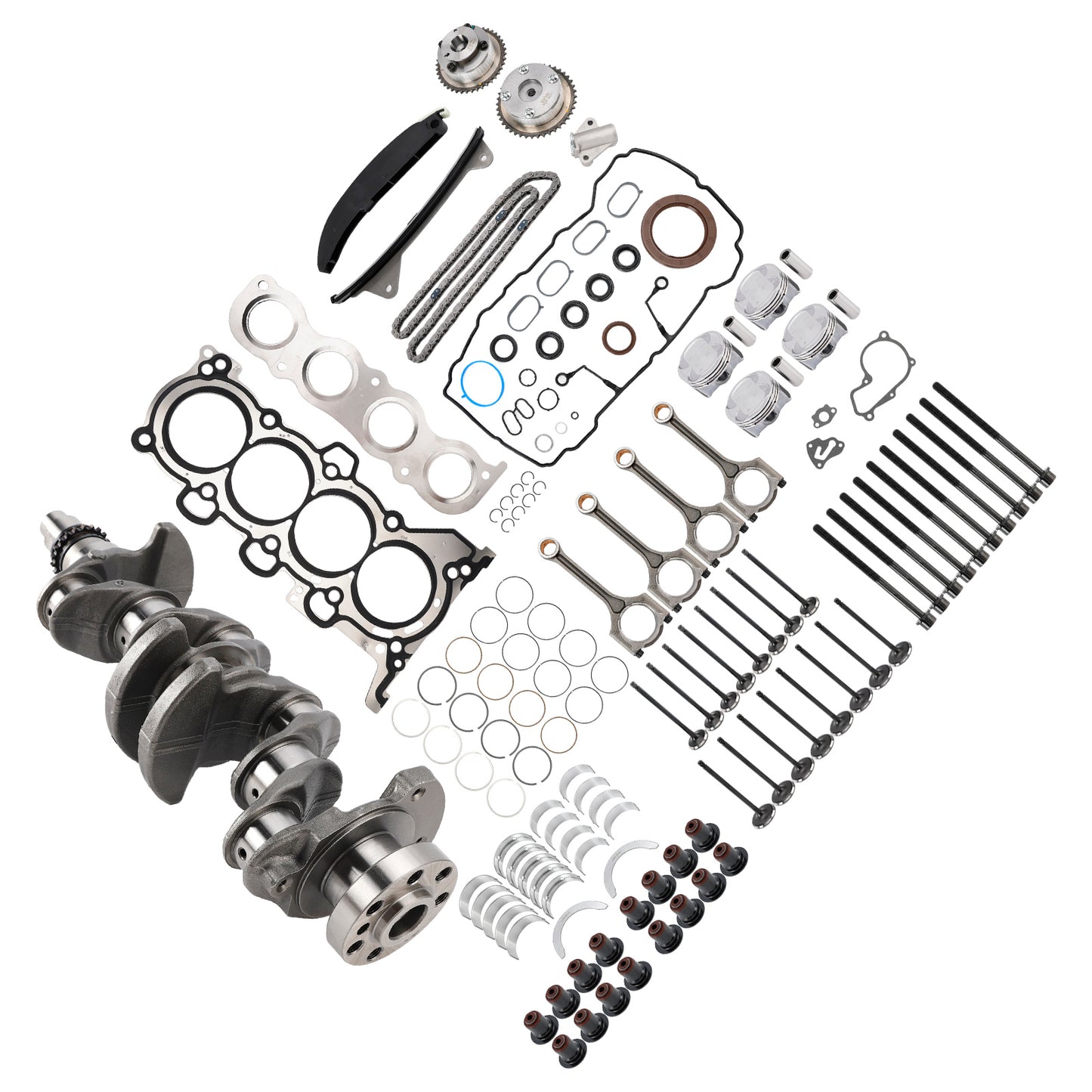 Kit di revisione e ricostruzione del motore Hyundai Elantra Mistra Kia Forte G4NB 1.8L 622V62EH00 24350-2E001