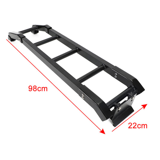 Scala in Alluminio per Porta Posteriore Suzuki Jimny 2019 e Successivi Nero