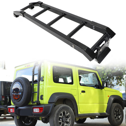 Scala in Alluminio per Porta Posteriore Suzuki Jimny 2019 e Successivi Nero