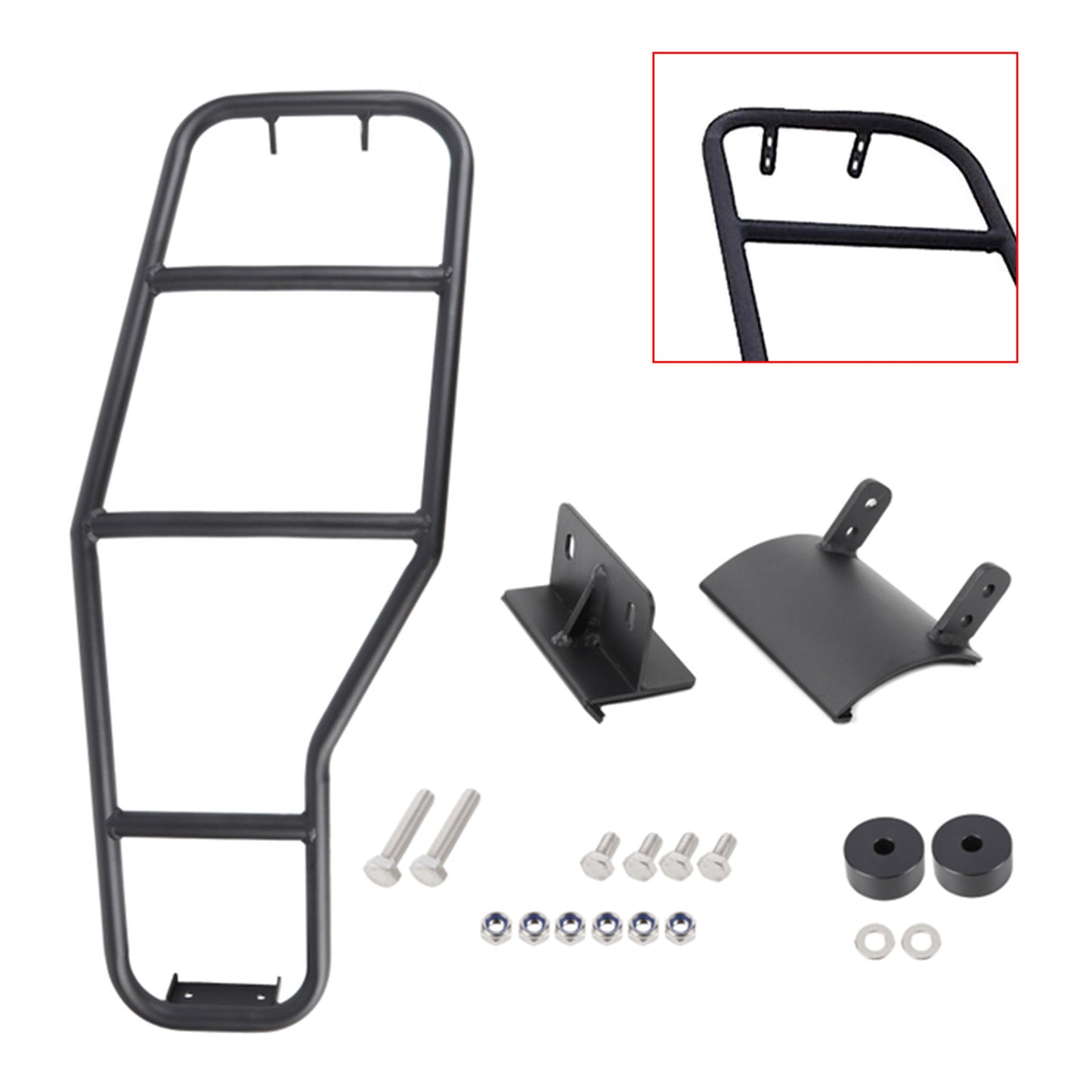 2007-2017 Suzuki Jimny scaletta da tetto per portellone posteriore in alluminio forte luce