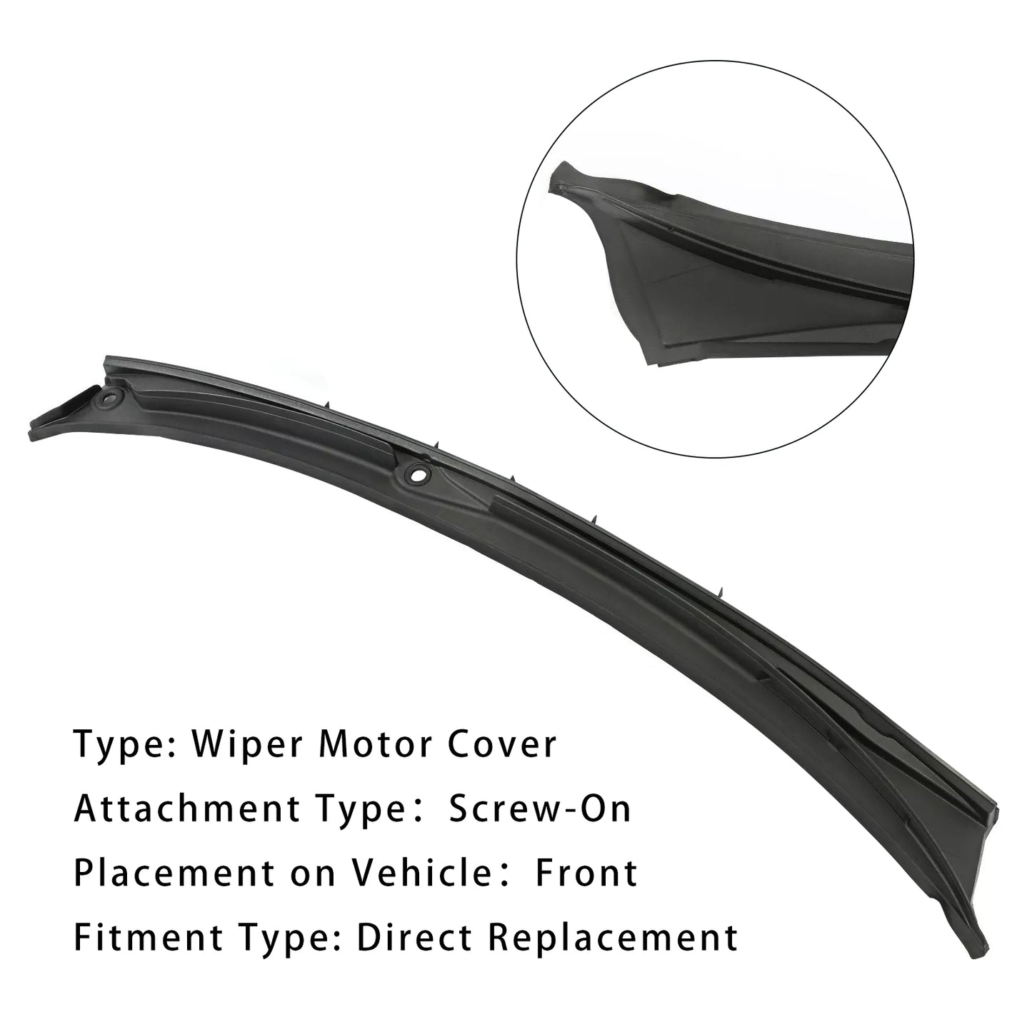 Lower Motor Cowl Cover-Windshield Wiper Grille Per BMW M3 E46 323i 328i 96-2006