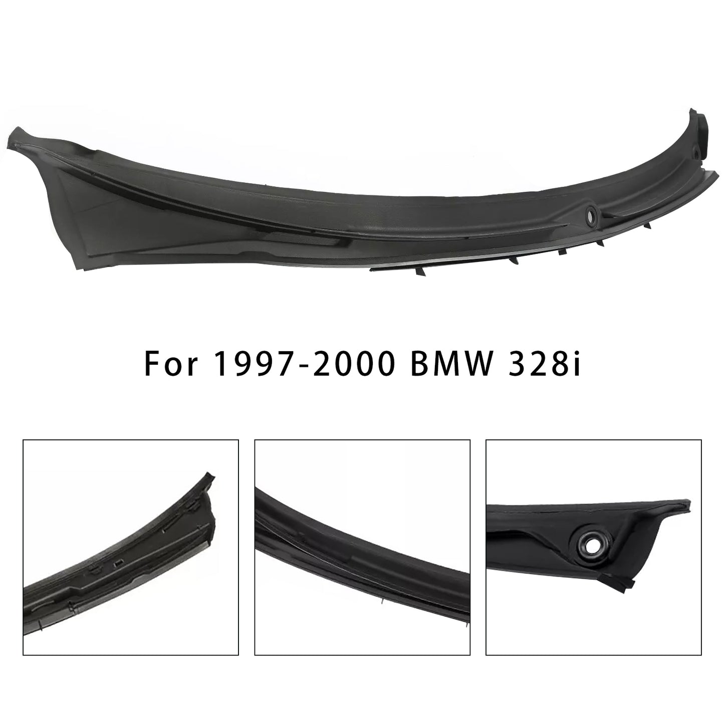 Lower Motor Cowl Cover-Windshield Wiper Grille Per BMW M3 E46 323i 328i 96-2006
