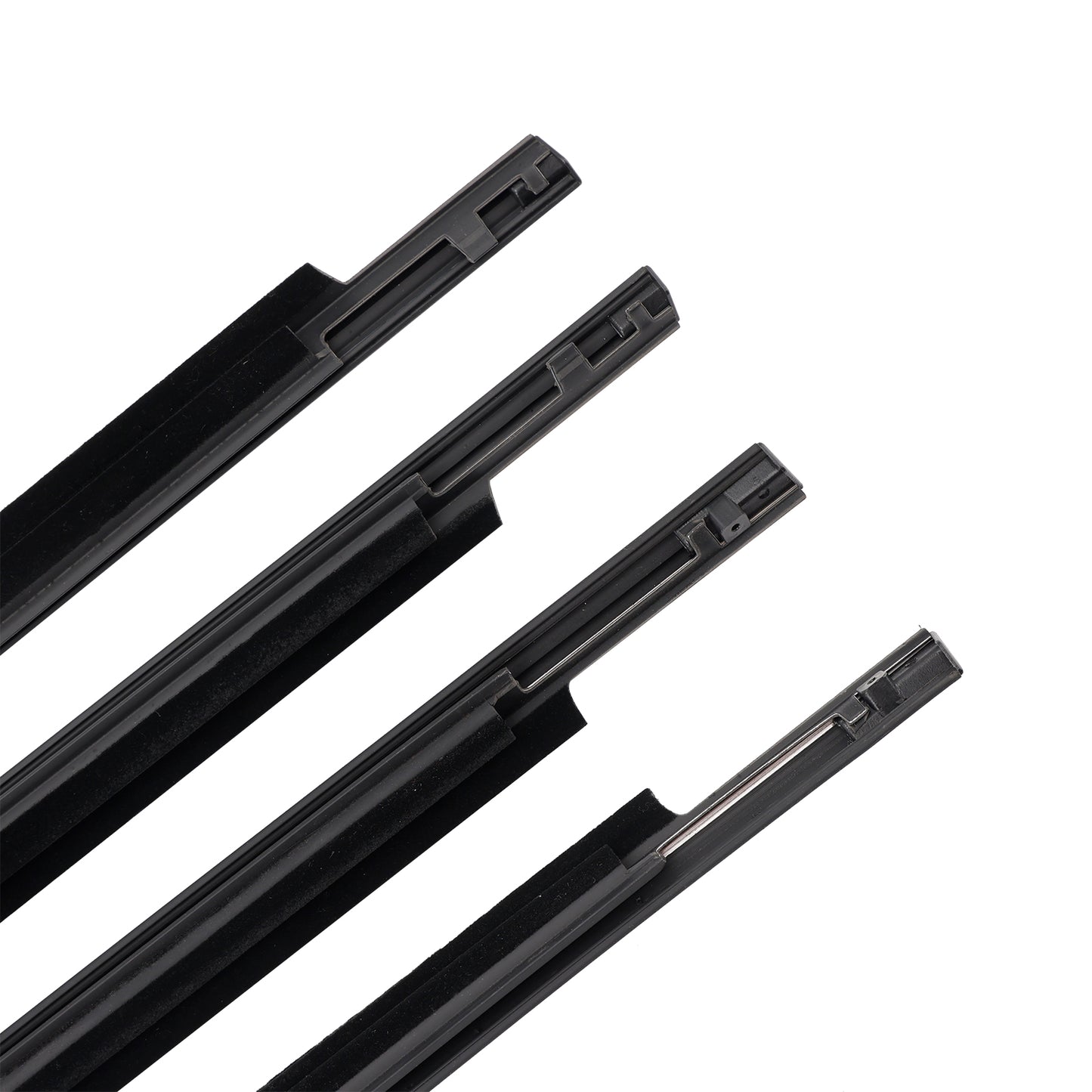 4pcs Glass Belt Belt Affermazione della fascia esterna per la terra per Land Cruiser LC100 1998-2007