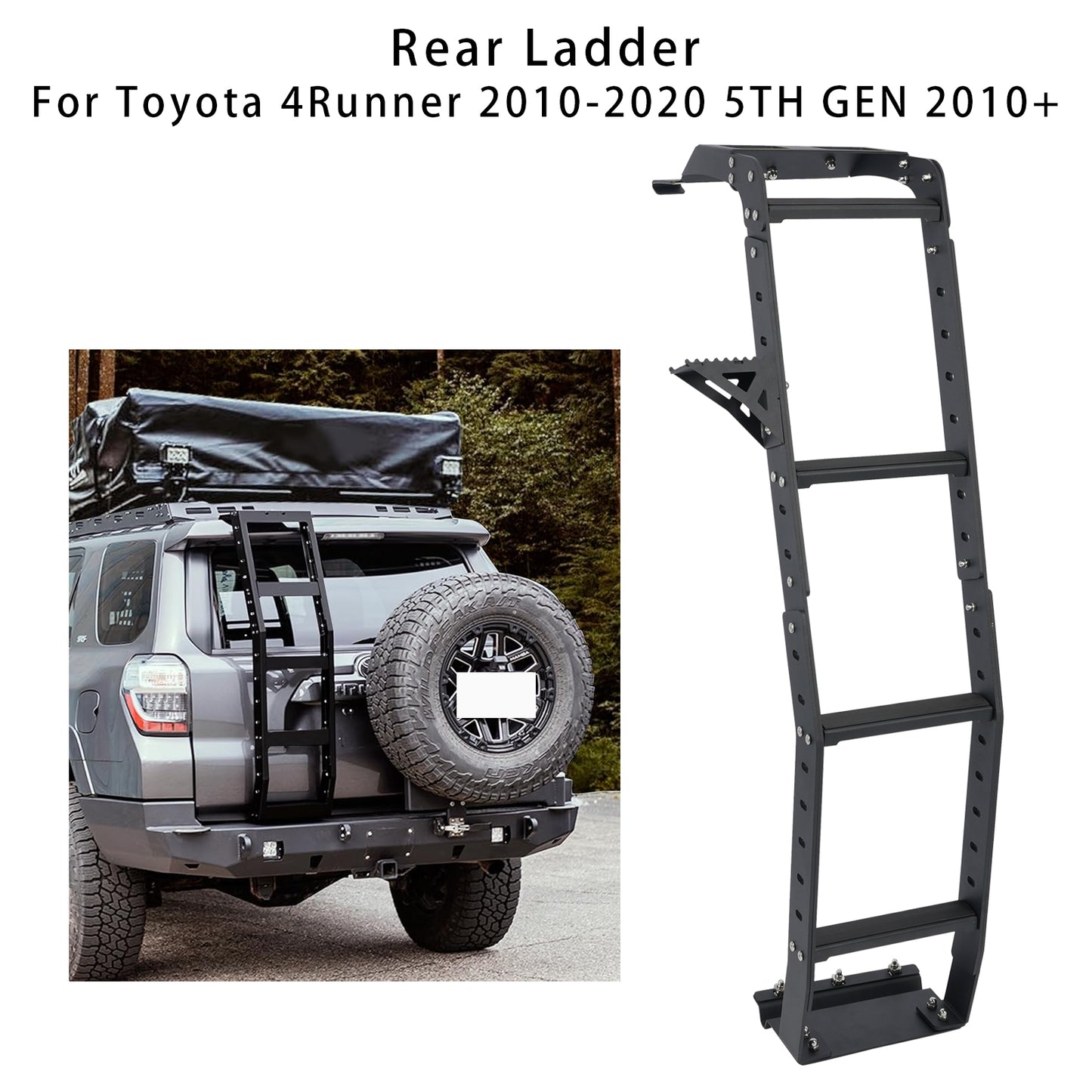 Scala per portellone posteriore per Toyota 4Runner 2010-2024 5a generazione 2010+