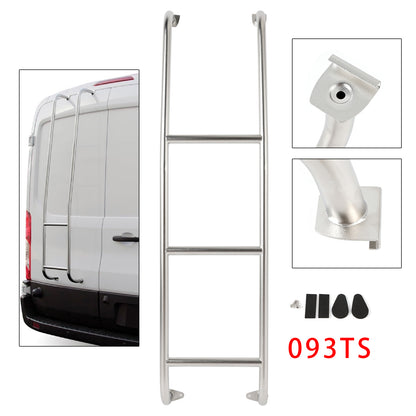 Scala per furgoni Ford Transit Low Roof 2014-2026 in acciaio inox a 3 gradini 093TS