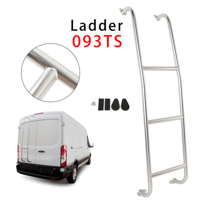 Scala per furgoni Ford Transit Low Roof 2014-2026 in acciaio inox a 3 gradini 093TS