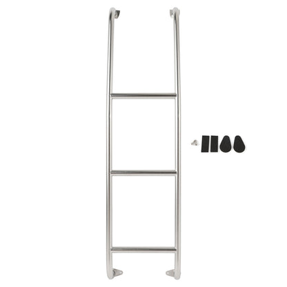 Scala per furgoni Ford Transit Low Roof 2014-2026 in acciaio inox a 3 gradini 093TS