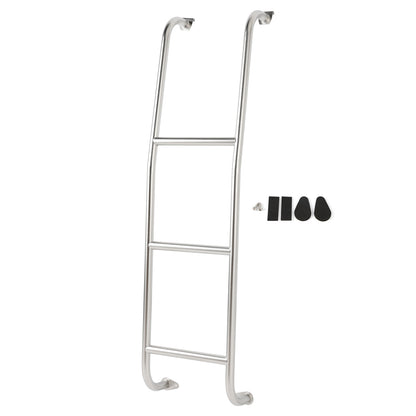 Scala per furgoni Ford Transit Low Roof 2014-2026 in acciaio inox a 3 gradini 093TS