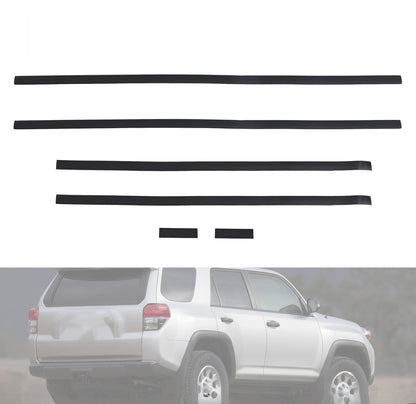 2010-2024 Toyota 4Runner 6 pezzi modanatura per gocciolatoio tetto 75552-35070 75551-35080