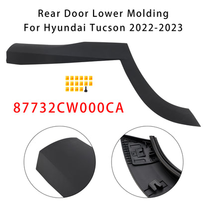 Modanatura inferiore portiera posteriore destra Hyundai Tucson 2022-2023 87732CW000CA