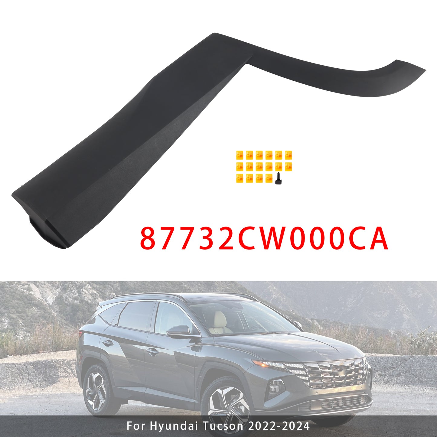Modanatura inferiore portiera posteriore destra Hyundai Tucson 2022-2023 87732CW000CA