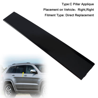 Applique per finestrino montante portiera posteriore destra B 57010446 per Jeep Cherokee 2011-2021