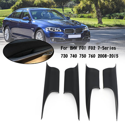 4 pezzi porta anteriore maniglia interna tirare copertura portante 51419115501 per BMW 7 F01 F02 2008-2015
