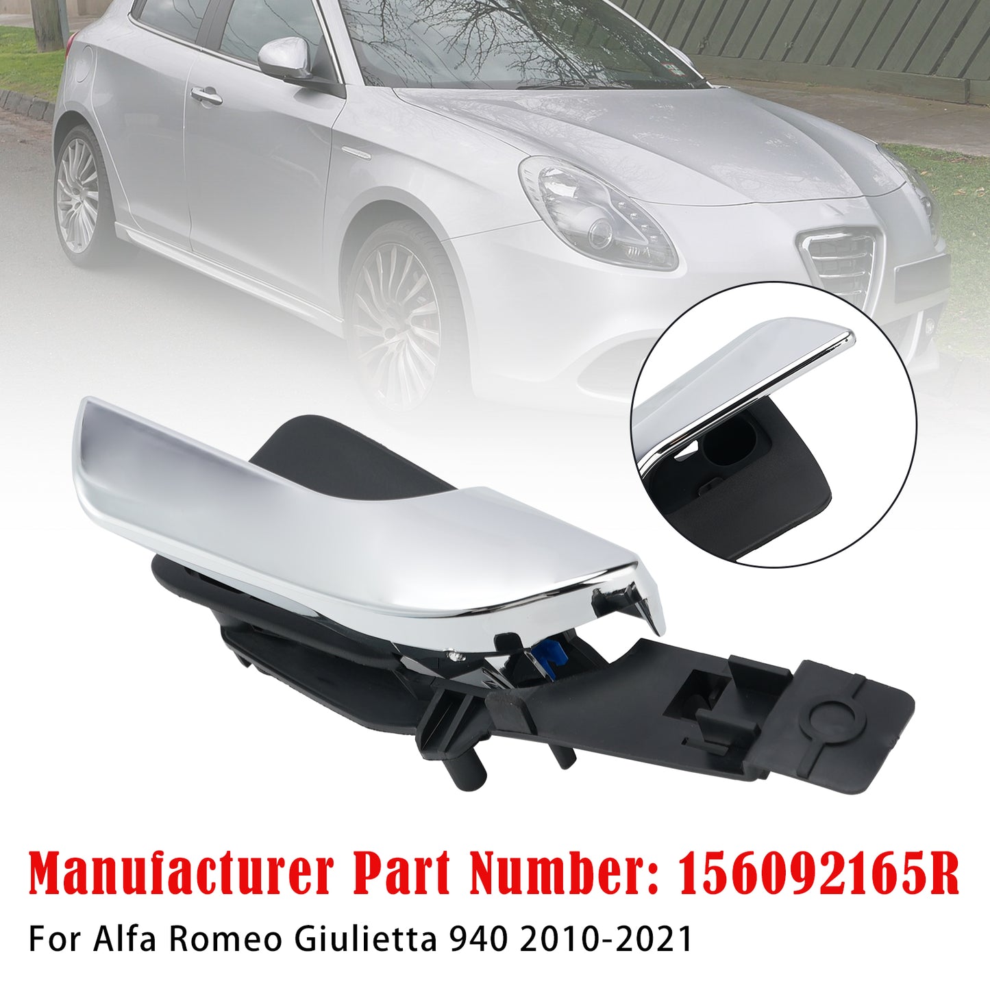 Apriporta interno anteriore destro per Alfa Romeo Giulietta 940 2010-2021 generico