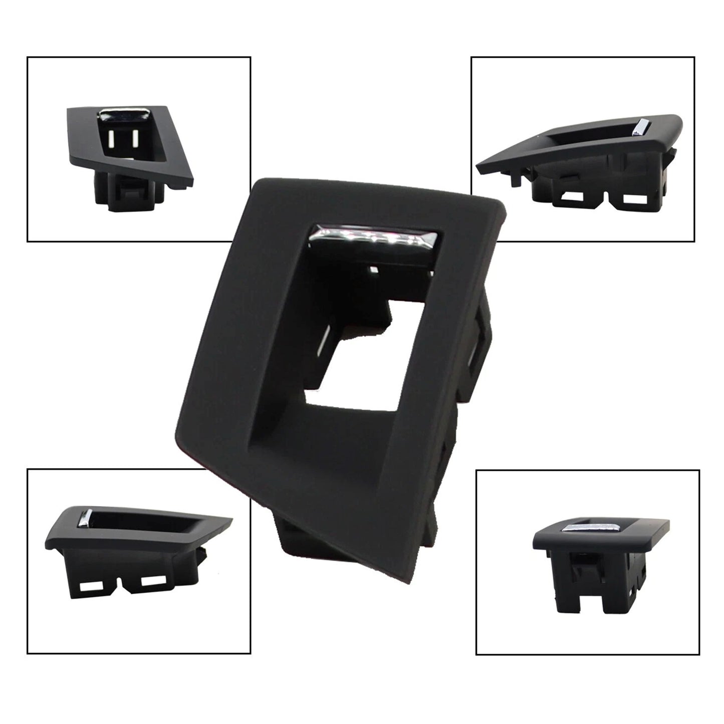 7x Maniglia interna della portiera nera per BMW Serie 5 F10 F11 10-16